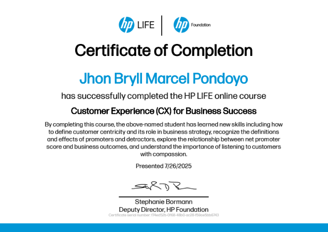 HP Life Customer Experience (CX) for Business Success